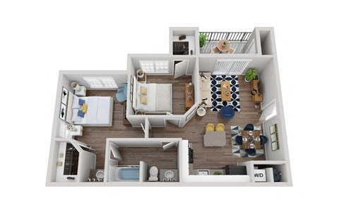 B2 Floorplan at Viva Max, San Antonio  